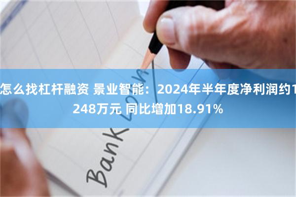 怎么找杠杆融资 景业智能：2024年半年度净利润约1248万元 同比增加18.91%