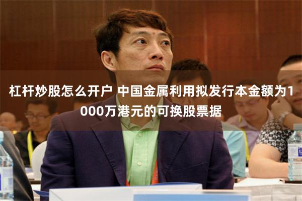 杠杆炒股怎么开户 中国金属利用拟发行本金额为1000万港元的可换股票据