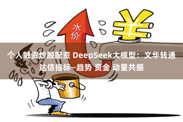个人融资炒股配资 DeepSeek大模型：文华转通达信指标—趋势 资金 动量共振