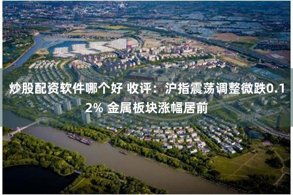 炒股配资软件哪个好 收评：沪指震荡调整微跌0.12% 金属板块涨幅居前